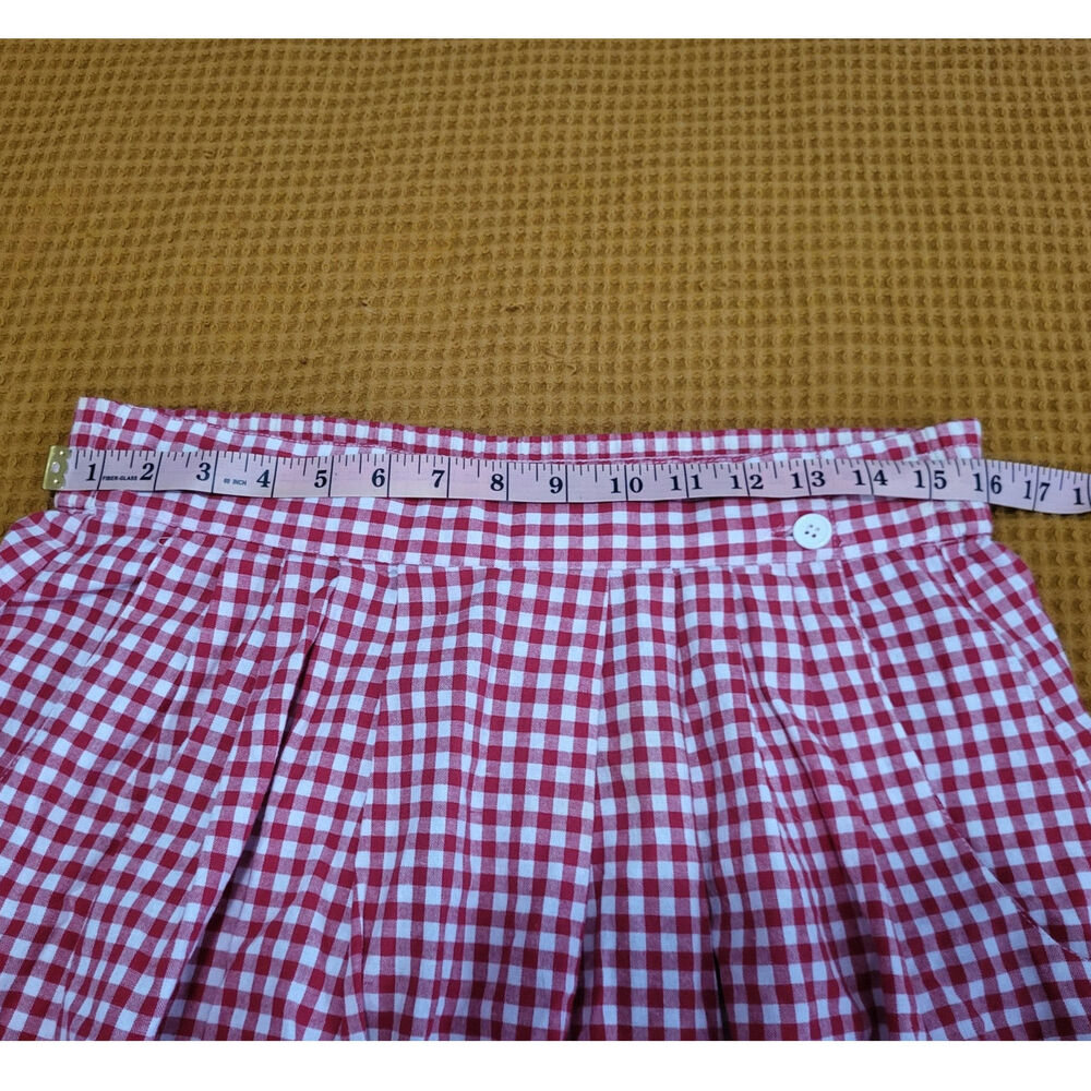 Vintage Cottagecore Farmercore Cotton Garden Gingham Embroidered Retro S GUC - Picture 3 of 10